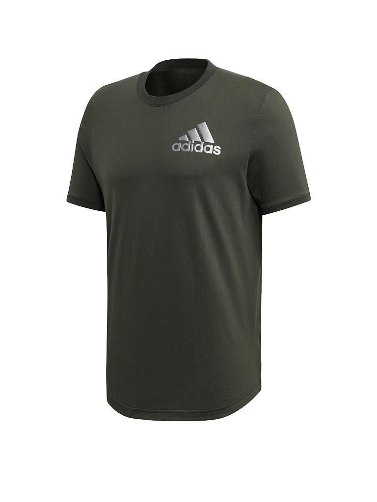 ADIDAS Herren T Shirt Sport ID olive | S adidas Herren Sport Id T Shirt